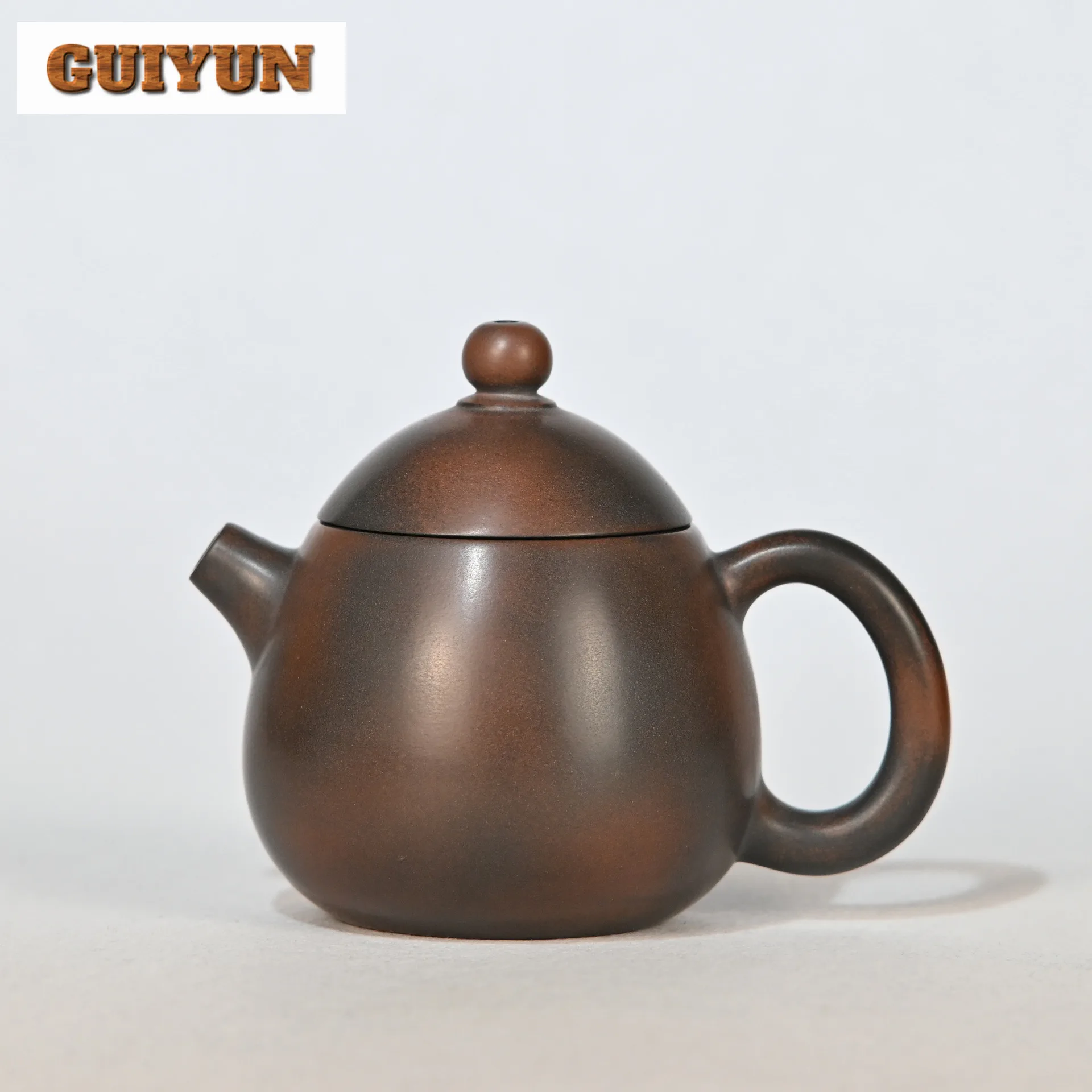 100ml Luxury Qinzhou Nixing Pottery Teapot Pure Handmade Dragon Egg Pot Exquisite Small Capacity Raw Ore Mud Kettle Teaware Gift