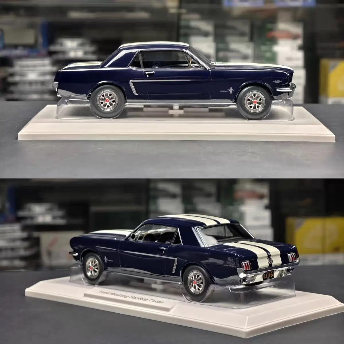 Norev Diecast 1:18 Ford Mustang Coupe 1965 Alloy Car Model Ford Model Car Collectible Model Vehicles Toys Gift view 5