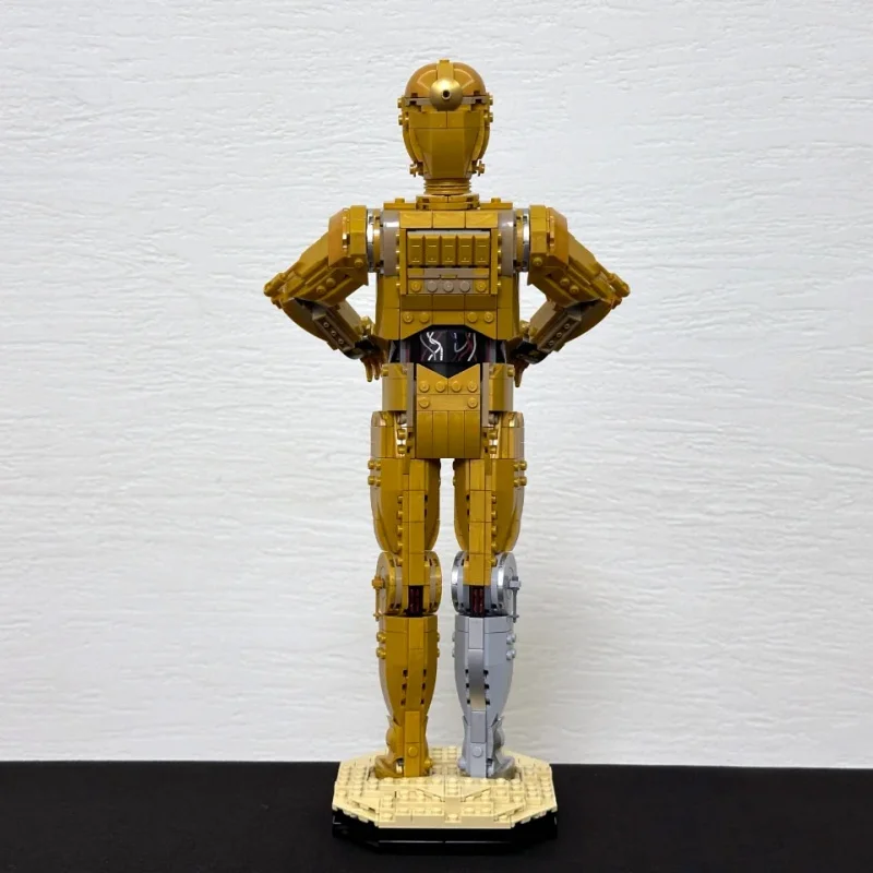 

Конструктор MOC 1140 деталей: Робот C-3PO, модель для сборки, развивающая игрушка, подарок
