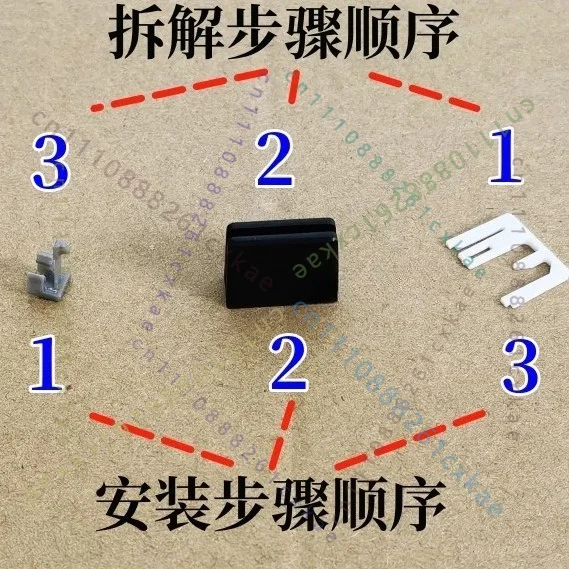 Original 3-piece snap-on fader knob for Pioneer XDJ-RX XDJ-RR XDJ-XZ DDJ-1000 DDJ-800 DJ controller fader replacement part