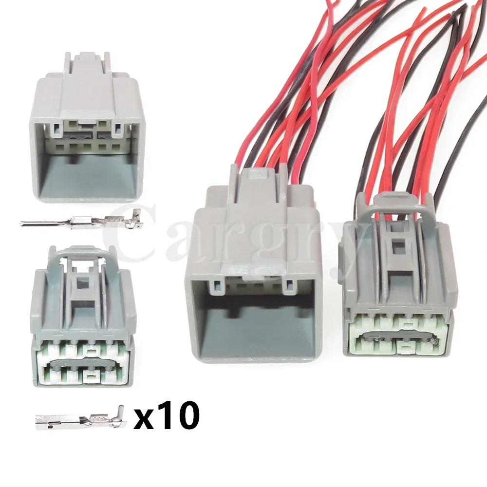 

1 Set 10P 7282-6455-40 7283-6455-40 7282-5533-40 7283-5533-40 AC Assembly Car Rearview Mirror Wiring Terminal Socket For Ford