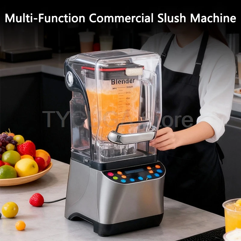Noise Commercial Smoothie With Noise-Proof Cover Maker Multifunction Blender Juicer Low Noise Ice Crusher Home Kitchen Appliances - Aliexpress Deal