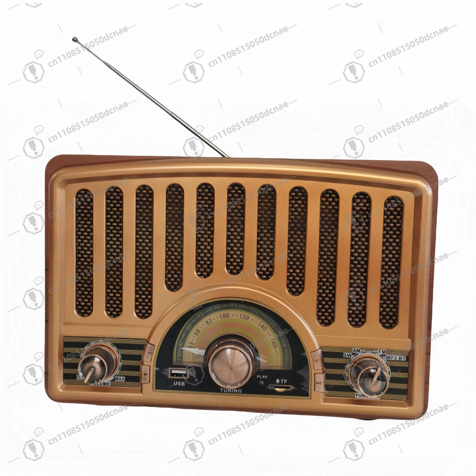 

Retro wooden box radio FM/AM/SW multi-band Bluetooth playback TF card playback U disk mode ornament