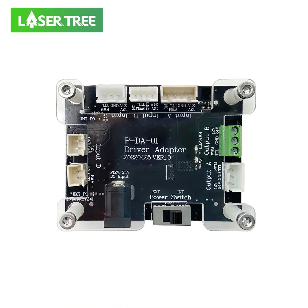 Placa adaptadora de controlador de interfaz de árbol láser, placa de transferencia para Módulo de grabado láser, cabezal de corte láser,