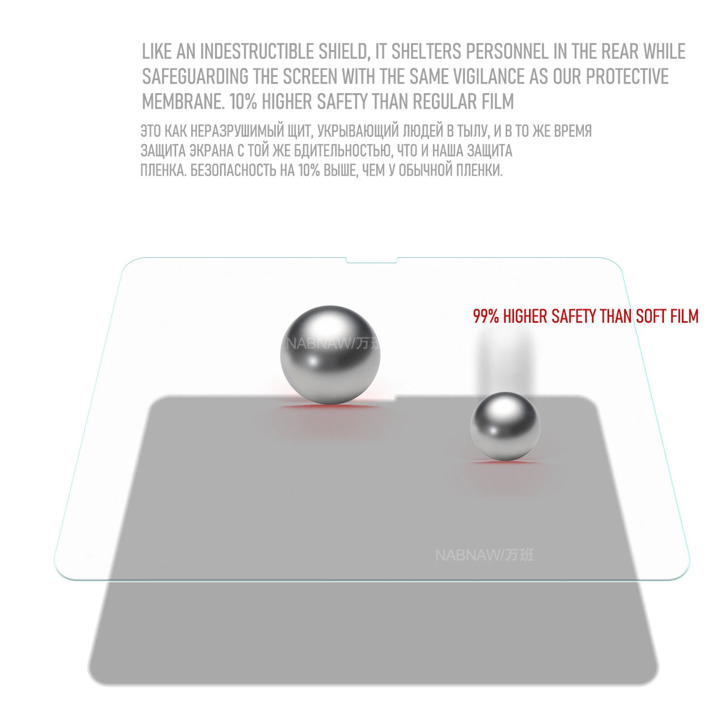 Auf dem Oneplus Pad 4 gehärteter Glasfilm-Displayschutz für Oneplus Pad4 13,2 Zoll HD, schadensfester Film, einfach zu installieren, 2er-Pack – Detail 3