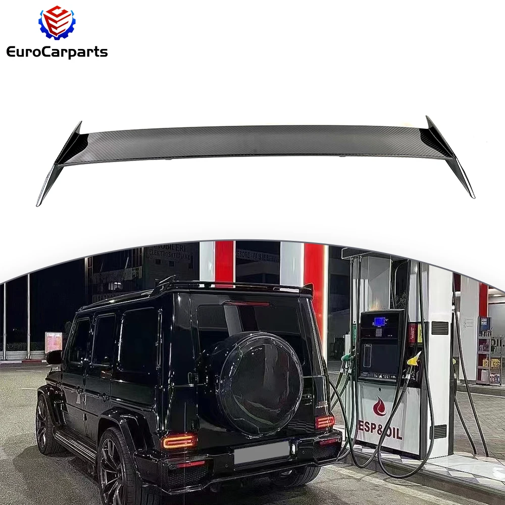 G Class W464 W463A Rear Wing Dry Carbon Fiber TC Style Exterior Accessories 2019 Year Up Rear Spoiler Roof Spoiler