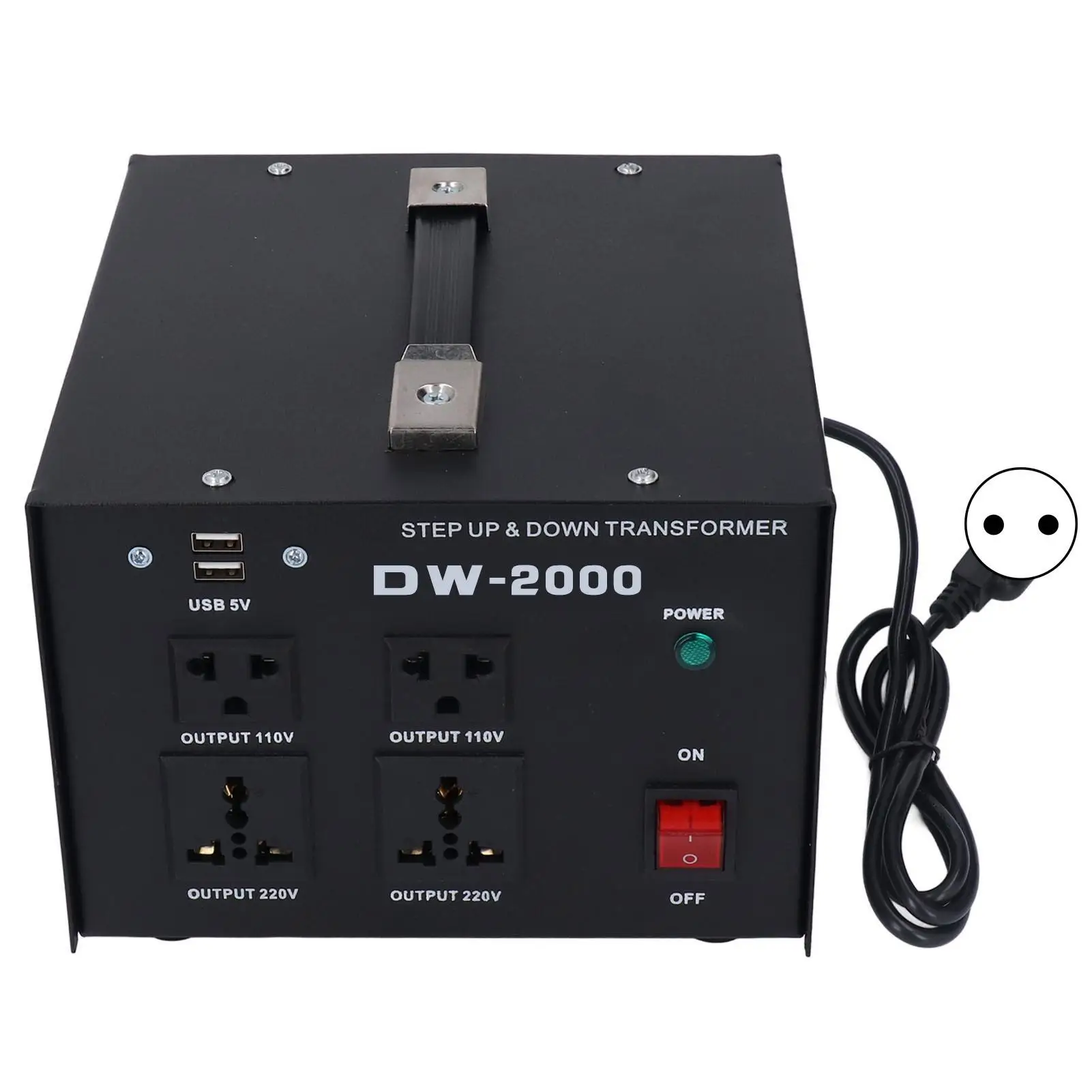 

Adjustable 2000W DW-2000 Voltage Transformer Step Up Converter AC 110V to 220V Power Supply