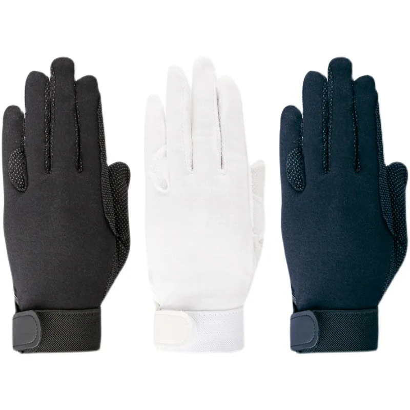 

Equestrian supplies, equestrian gloves, sweat cloth, plastic, breathable, anti-wear, cross-border