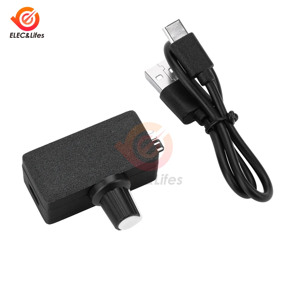 

PWM Fan Speed Motor Controller DC 5V 4Pin Fan Governor TYPE-C USB Interface Power Supply DIY Water Cooled Heat Dissipation