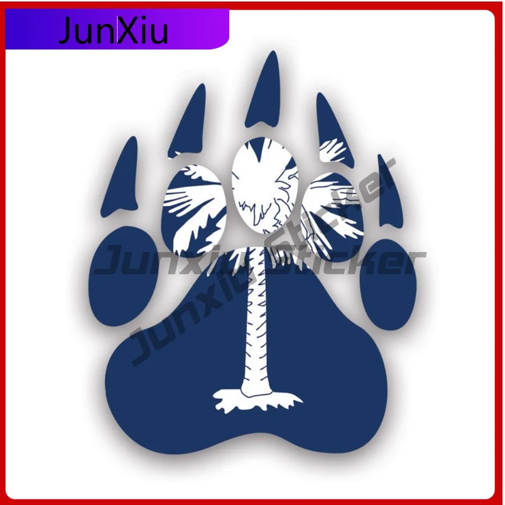 

South Carolina State Scratch Resistant Fade Resistant Vintage For Car Body Rear Windshield Helmet Removable No Residue Decal