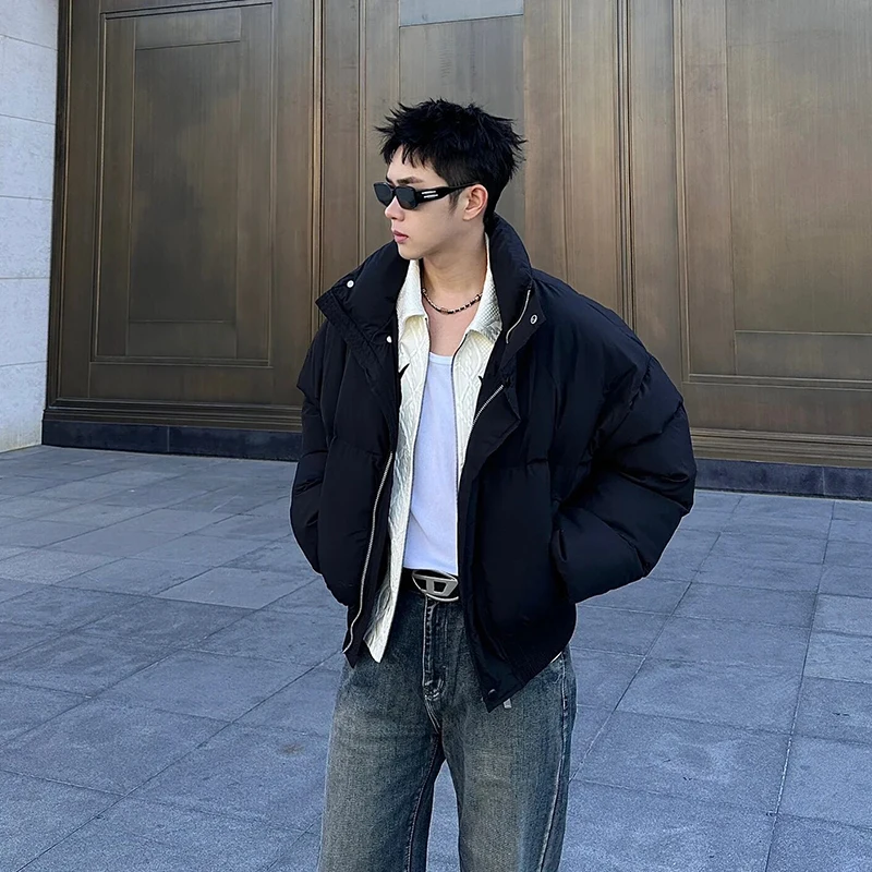 

Мужская зимняя утепленная хлопковая куртка Cleanfit с воротником-стойкой, теплая, повседневная, свободного кроя, из полиэфирного волокна