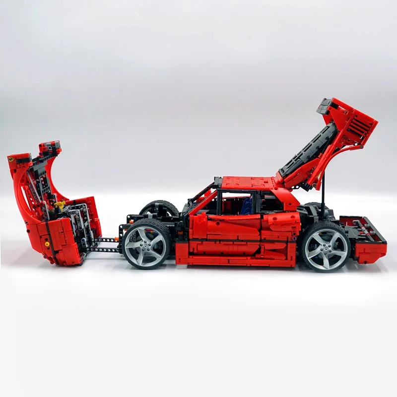 NEW High-Tech F40 SP3 MOC-140404 Super Sport Racing Car Ferraried Building Blocks Puzzle DIY Toys Chrismas Gifts For Children