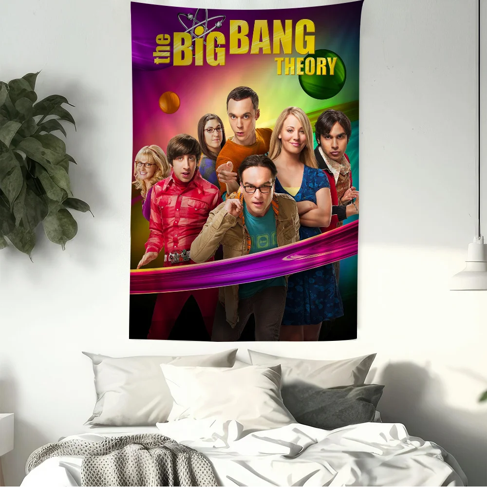 Big Bang Theory Anime Tapestry Hanging Tarot Hippie Wall Rugs Dorm Home Decor