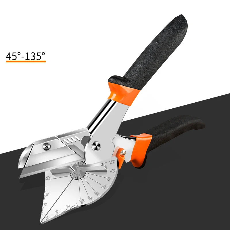 U50 45-135 Degree Electric Trunking Scissor Multi Angle Mitre Automatic Wire Duct Cutter PVC PE PPR Plastic Pipe Cutting Trim