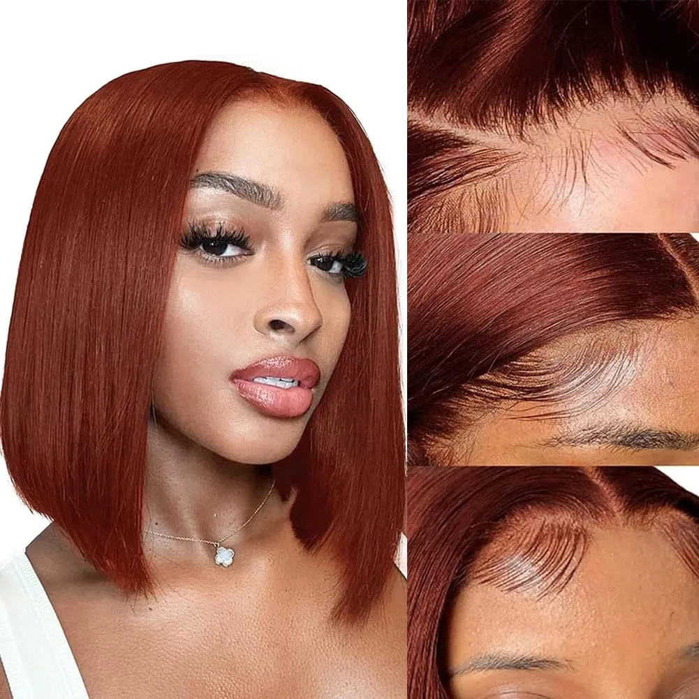 reddish-brown-bob-wig-human-hair-13x4-frontal-lace-wig-180-density-colored-hd-transparent-short-bob-lace-front-wigs-pre-plucked