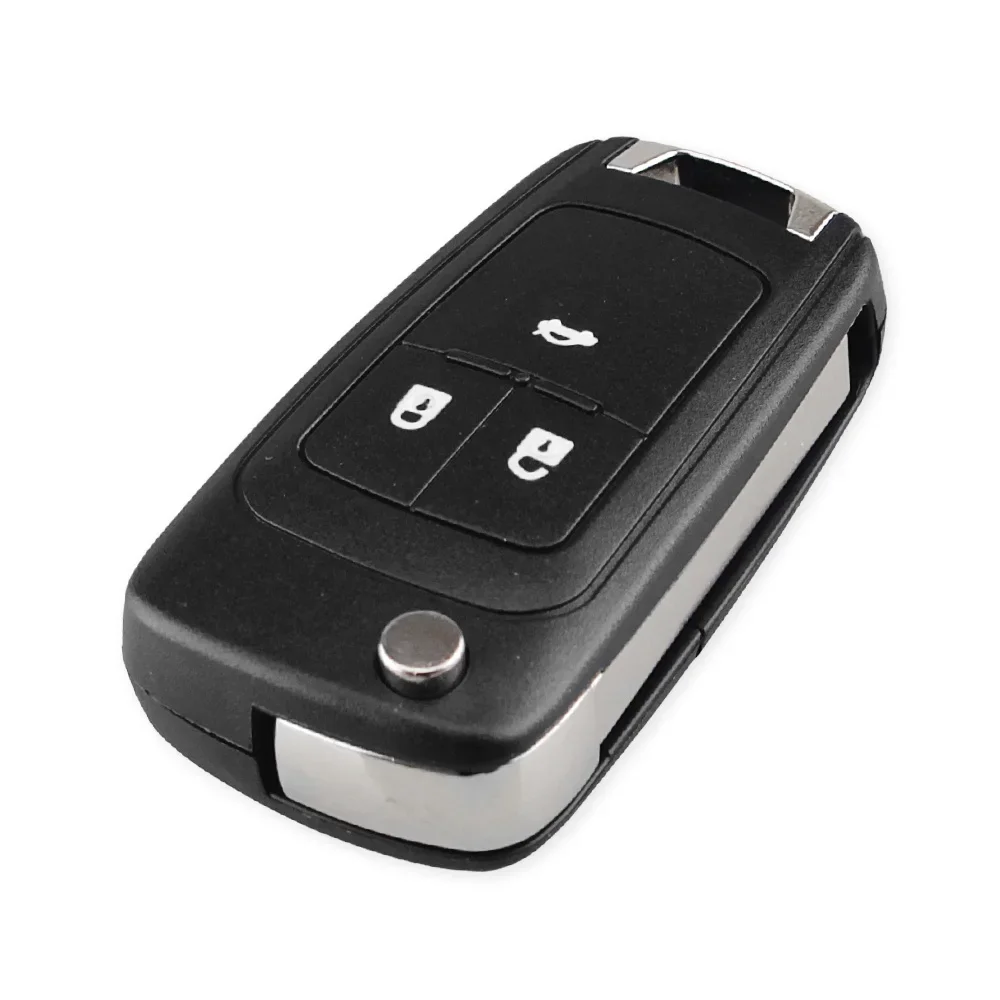 For OPEL VAUXHALL Insignia Astra Zafira For Chevrolet Cruze For Buick 3 Button Flip Folding Remote Car Key Shell
