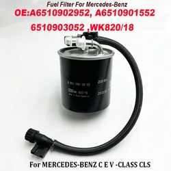 A6510902952 6510902952 A6510901552 Engine Fuel Filter 6510901552 6510903052 WK820/18 For Mercedes-Benz Sprinter GLC220 GLE300