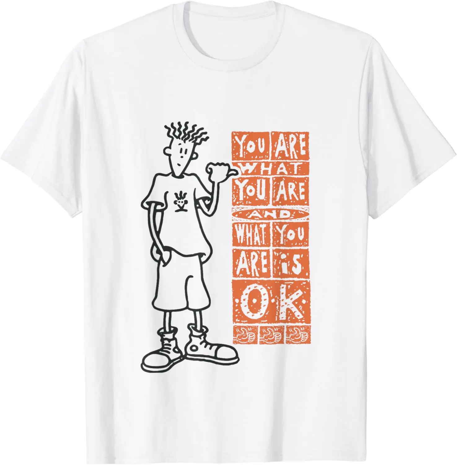 Fido Dido What You Are Is Okay T-Shirt   Creativity Novelty Male Women Short Sleeve