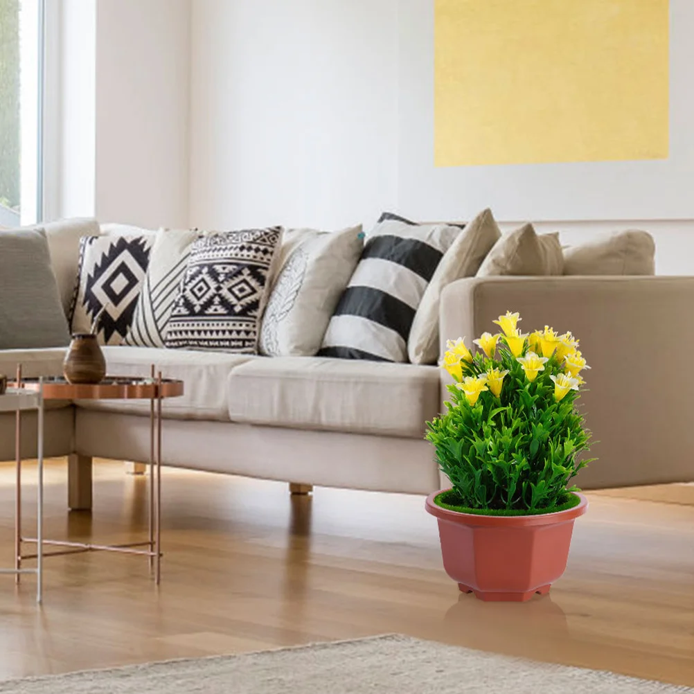 

10 шт. пластиковый восьмиугольный цветочный горшок, дренажный горшок для цветов, домашний бонсай, маленькие горшки для растений, домашний сад, кашпо, подставка для цветочного горшка