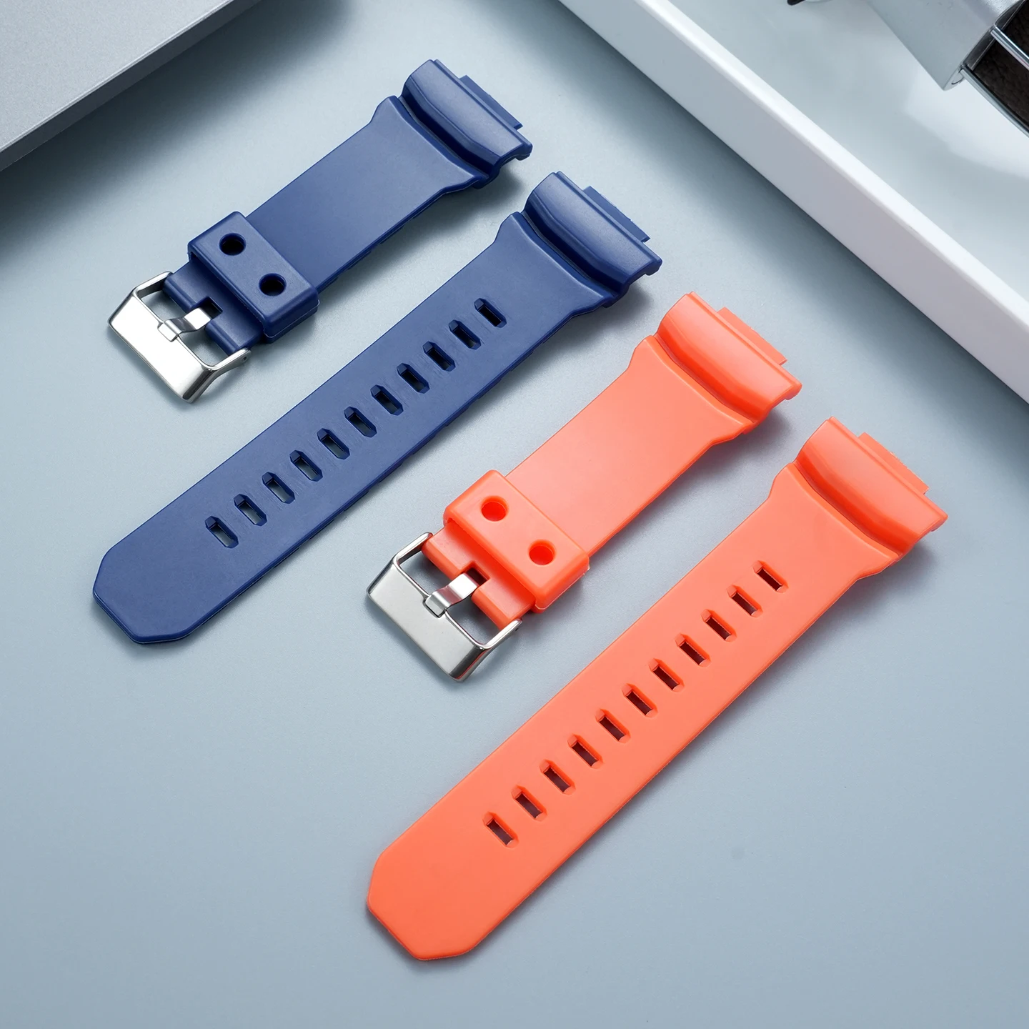 Suitable for Casio G-Shock series GAW-100/GA150 resin watchband, GA110 waterproof silicone bracelet, 16mm watch accessories