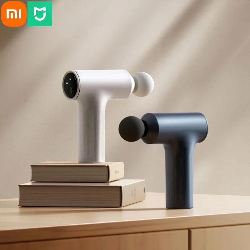 XIAOMI Mijia Mini Fascia Gun 2 Portable Muscle Massage Gun 18kg Thrust Brushless Silent Motor 3 Massage Heads Relax the Body