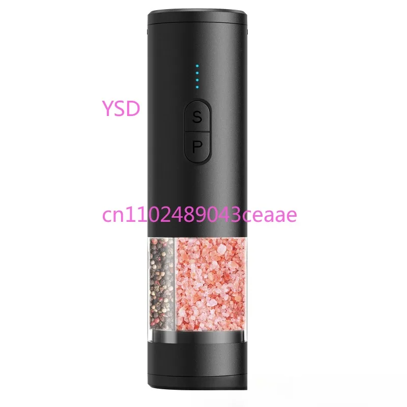 

Electric Pepper Grinder Y8 Two-in-one Double Silo Double Grinding Head Salt Pepper Mill Simultaneous Grinding Powder Grinder
