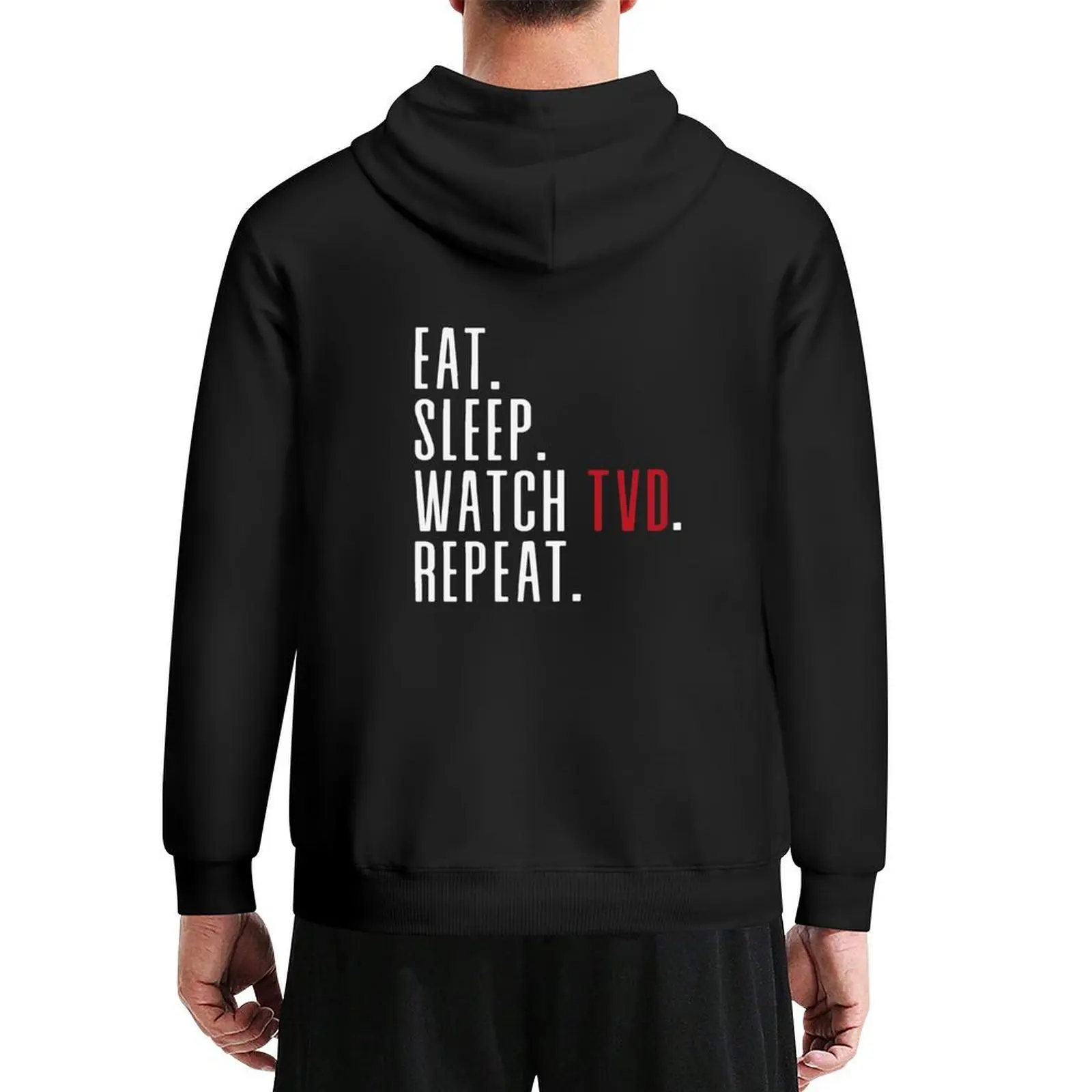 

Eat. Sleep. Watch TVD. Repeat. Hoodie men clothes autumn mens designer clothes mens clothes pullover hoodies
