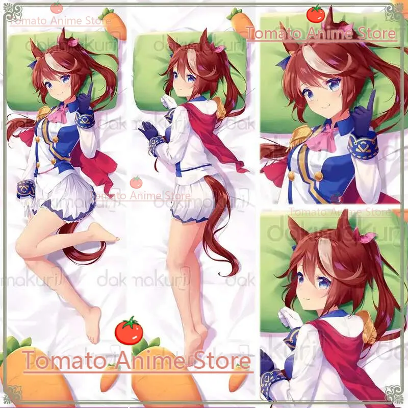 Umamusume: Pretty Derby Tokai Teio Dakimakura Hing Body Pillow Case Cosplay Japanese Otaku Cushion Cover Xmas Gifts