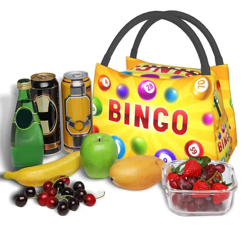 Fiambrera reutilizable de Bingo para mujer, bolsa térmica a prueba de fugas, aislante para alimentos, contenedor de Pinic para trabajo y viaje