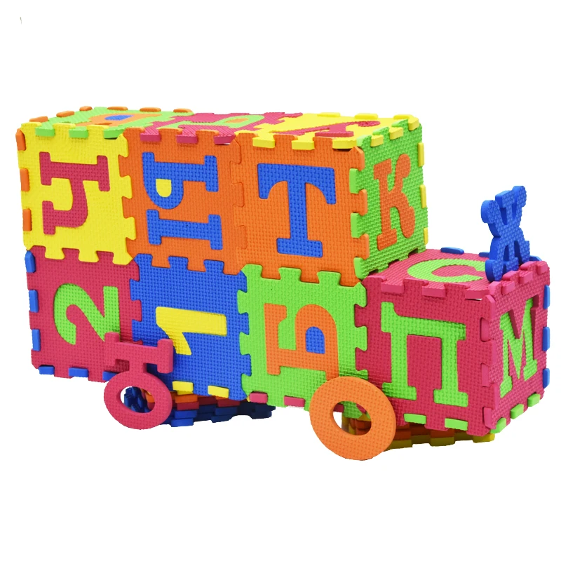 Russian Alphabet Letters Puzzle Toys Kid Baby Puzzle Mats Carpet Babies Russian Language Foam Early Learning Toy for Infant Kids