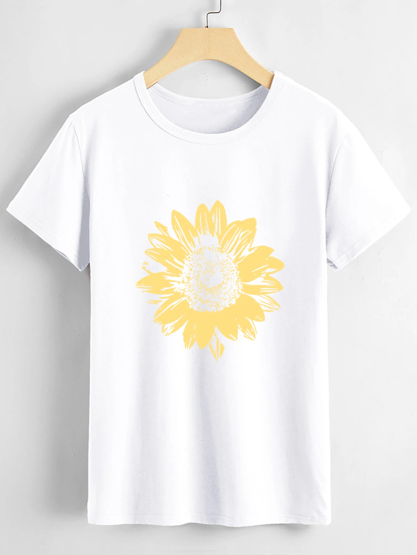 

women clothing New Sports Daily commute fashion casual hoodie Love Pineapple print T-shirt o collar street wear plus size