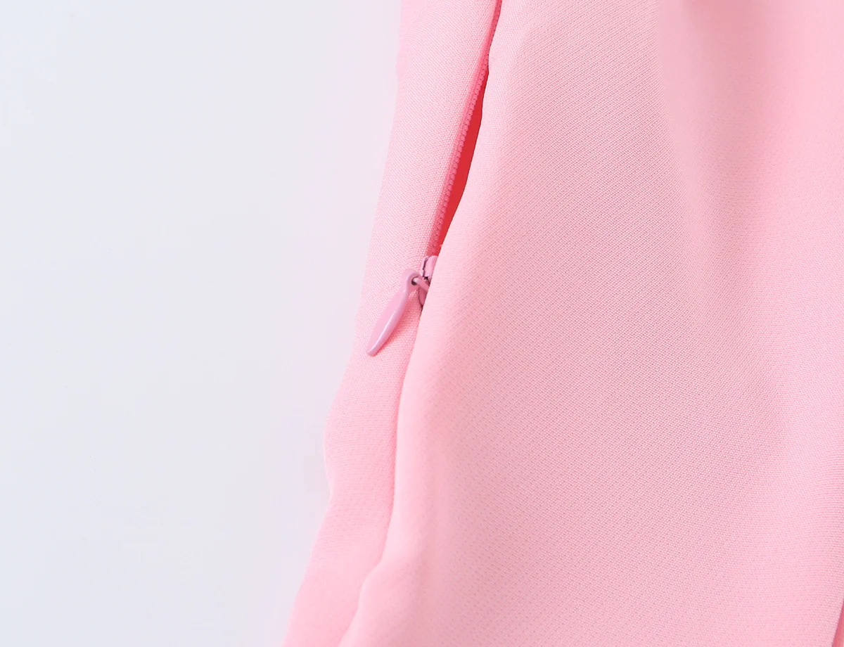 TFMLN Sommer Damen Kleider mit Schleife und Rückenausschnitt, elegantes, kurzärmliges Kleid mit quadratischem Ausschnitt, schmal geschnittenes Kleid für Abend, Party, Club, Damenkleider – Detail 9