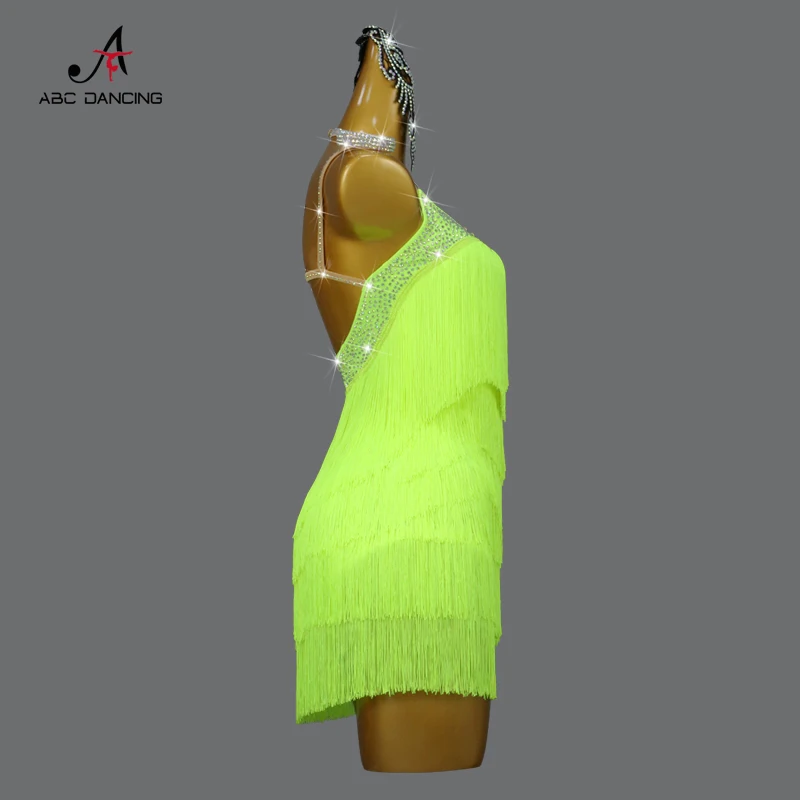 New Latin Dance Costume Women Stage Party Dress Practice Wear Skirt Cocktail Prom Clothes Line Suit Girls Samba Sport Customized