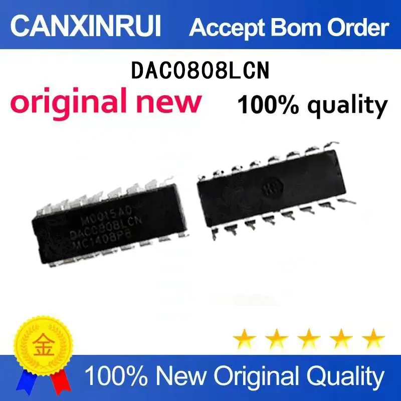 (5-100 Pieces) Brand new original DAC0808LCN DAC0808 DIP16 spot chip IC