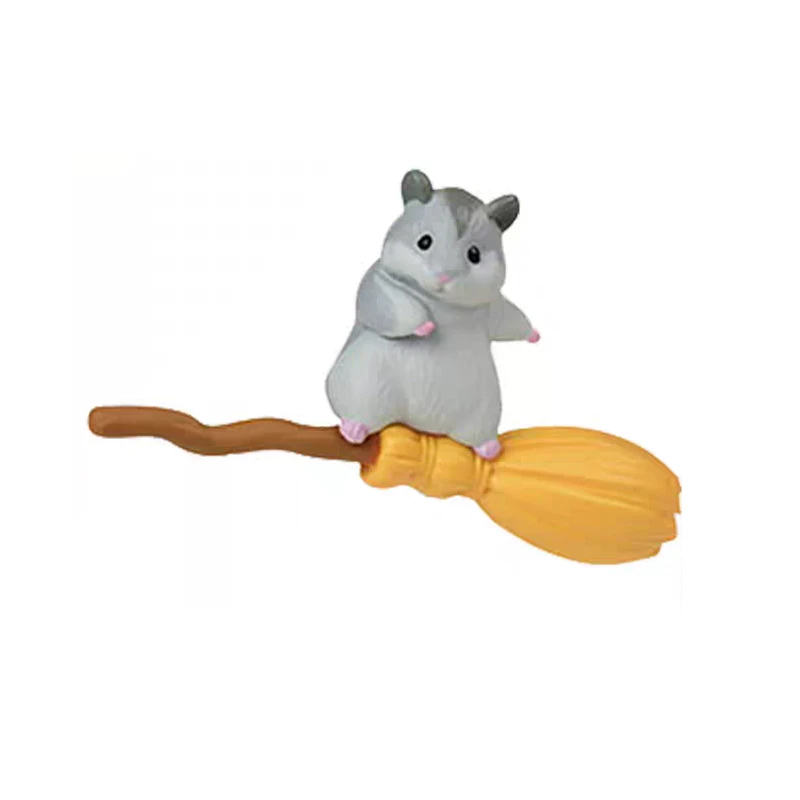 動物 飛行するアプサラス ほうき ガシャポン かわいい 創造性 絶妙なアクションフィギュア 新品