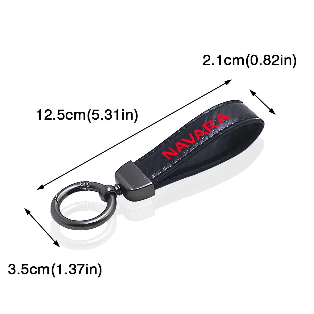 for Nissan navara np300 at32 rhd pro-4x n-trek car Key chain Rings carbon fiber keychain car Accessories