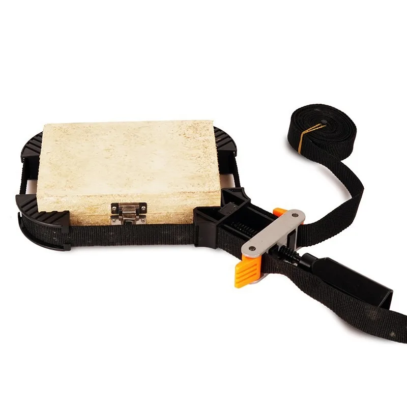 90 Degree Right Angle Clamp with Strap, Adjustable Corner Clamp for Woodworking