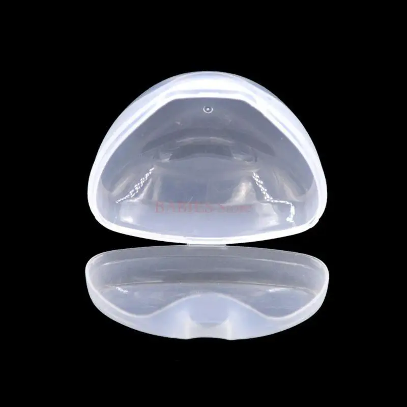 C9GB Baby Pacifier for Case Transparent Safe Infant Soother Storage Box Nipple Shield Container Holder