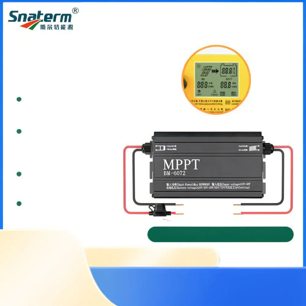 Solar Panel MPPT Boost Controller For Ebike Battery Charging System Metal Power Regulator 22A Current Converter Unit