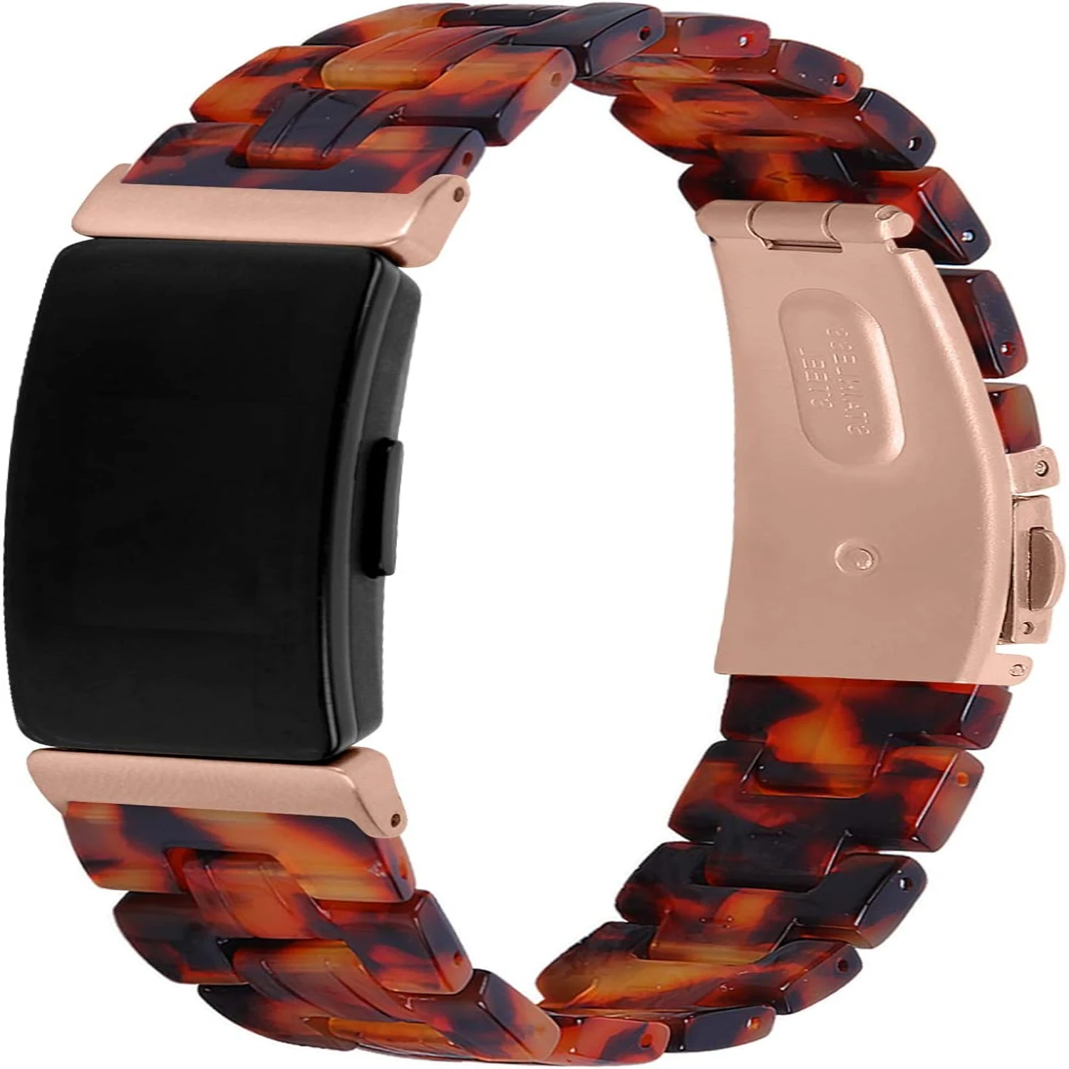 Elevate Your Workout Style with This Stylish, Durable Resin Bracelet - Fashionable High-Quality Strap for Inspire HR, Inspire 2,