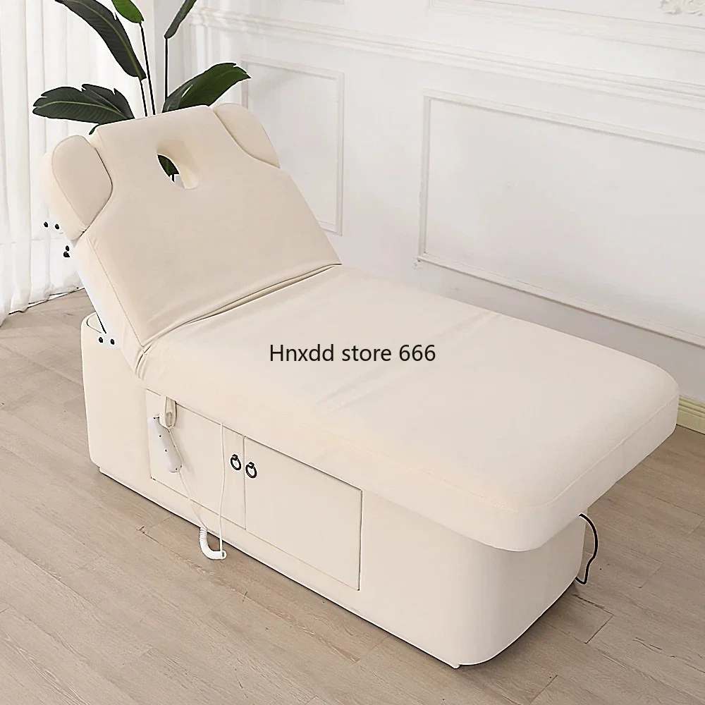 High-grade latex electric beauty bed, special massage constant temperature heating physiotherapy bed for beauty salons