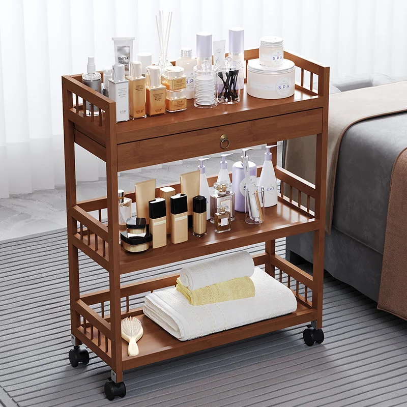 

Beauty salon special trolley advanced medical hairdressing mobile rack plastic care