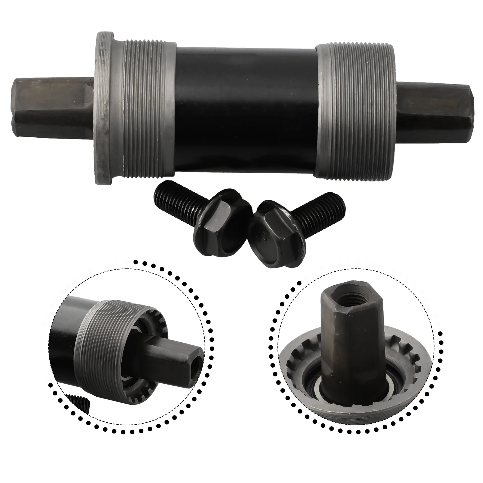 68x107/110.5/116/118/120/122.5/127.5 Bottom Bracket Taper Bottom Bracket MTB Square Brand New High Quality Parts Accessories view 2