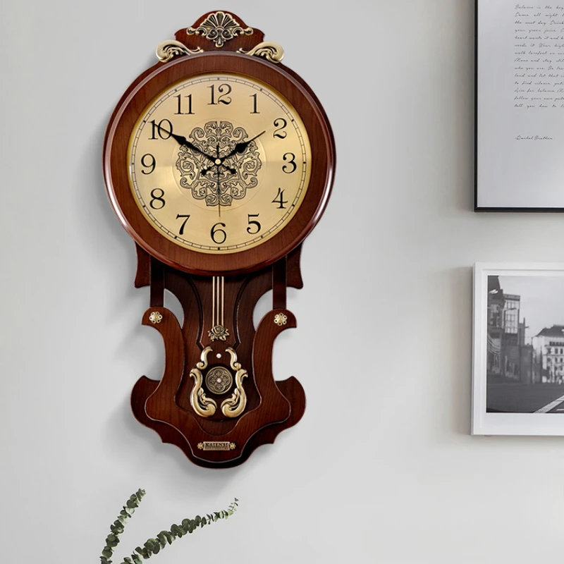 The product can be customized.Hourly chime, Chinese wall clock, living room, luxury home fashion, Lisheng movement, clock