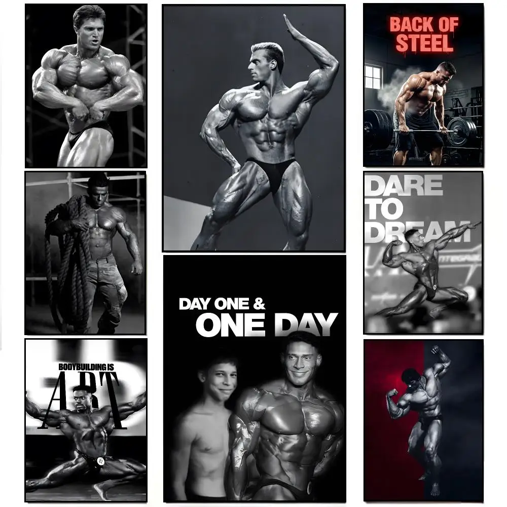 Muscular Fitness A-Athlete Fitness Bodybuilding Star Poster Elegant Indoor Artwork Design & Contemporary Home Decor