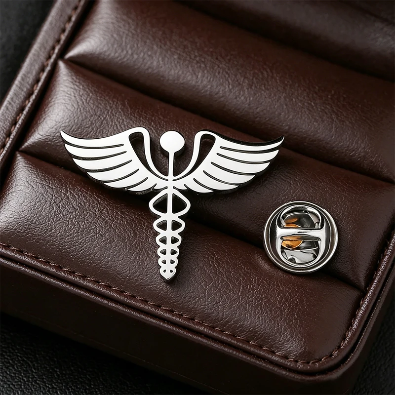 Custom Logo Brooches Custom Stainless Steel Patterns Pins Badge Personalized Logo Clothing Pins Suit Brooch Man Badges Wholesale view 3