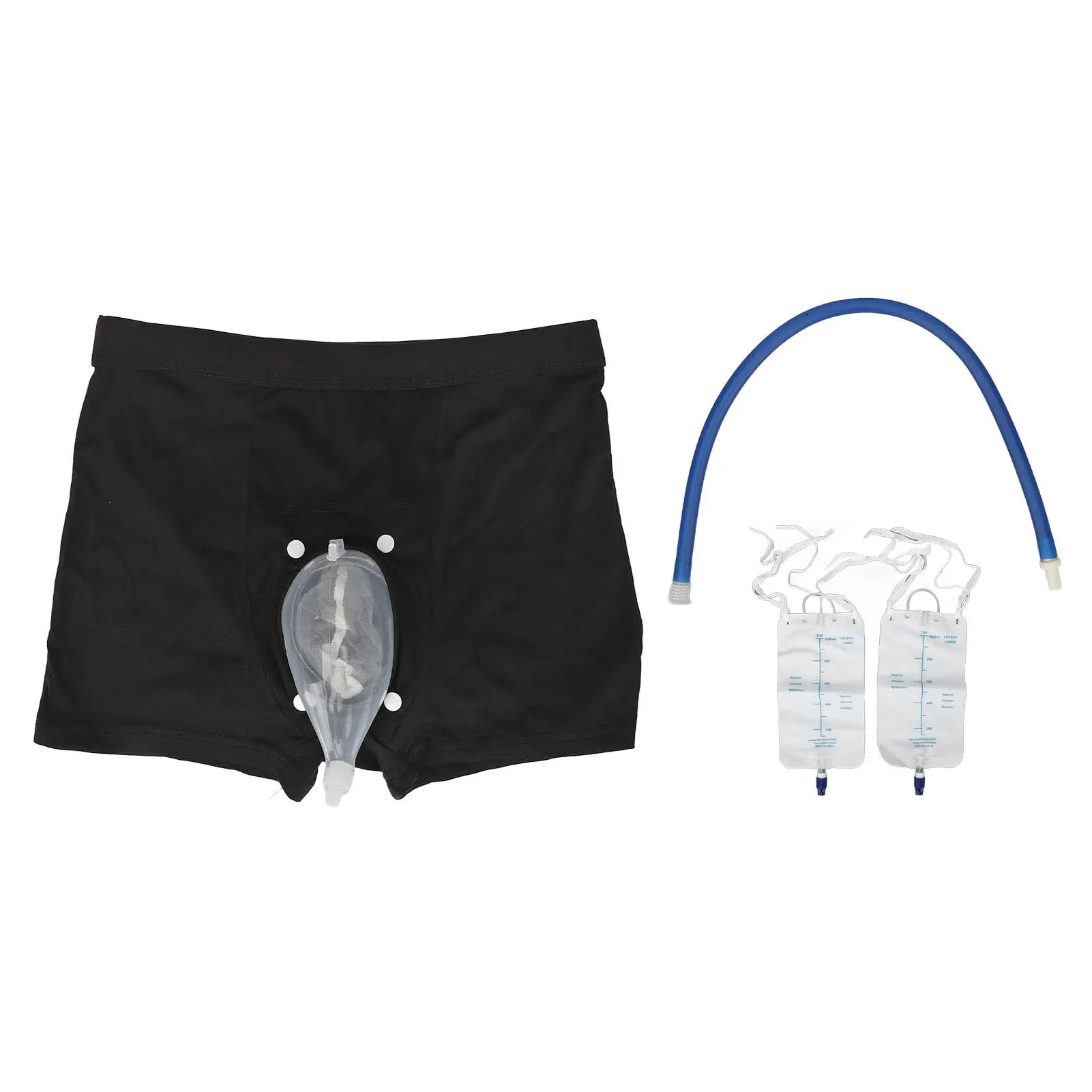 

Мужская носимая сумка для писсуара с эластичным поясом для предотвращения утечек, идеально подходит для использования в катетере для мочи для пожилых людей