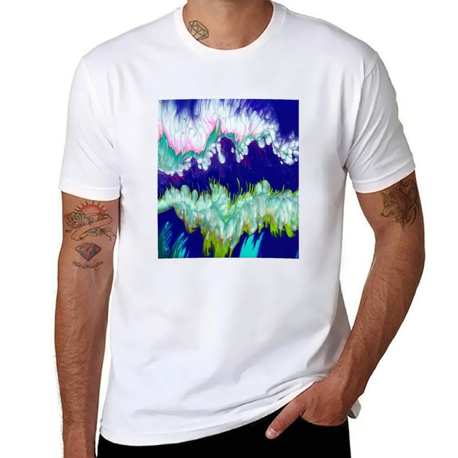 

Cute Digital Art Print T-Shirt men t shirt cotton 100% t shirts for man graphic tees T-Shirt