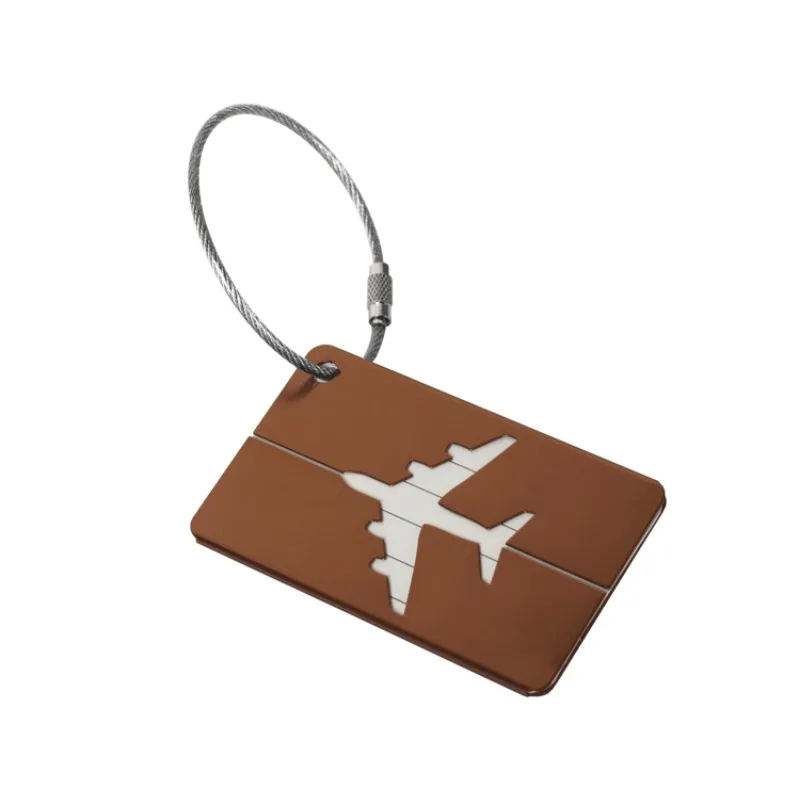 Reise Metall Gepäck anhänger Gepäck anhänger dauerhafte Gepäck identifikation mit Visitenkarte halter Mode Label Reise accessoires – Detail 18