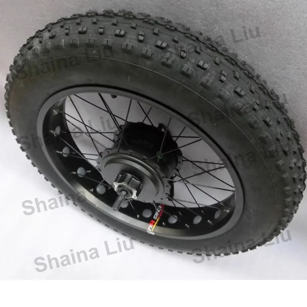 DGWZ 20-дюймовый толстый 20x4,0 шины с бесщеточным редуктором 48 В 52 В 750 Вт 1000 Вт электрический задний мотор-концентратор